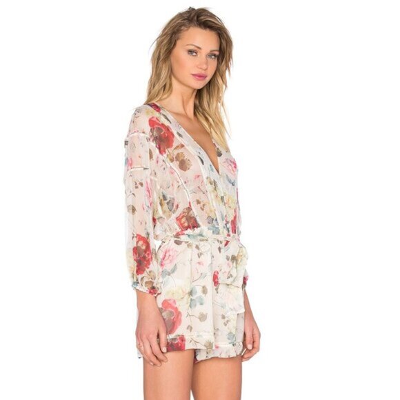 Zimmermann Mischief Ladder Playsuit Romper Size 1 Small b71E - Picture 7 of 11